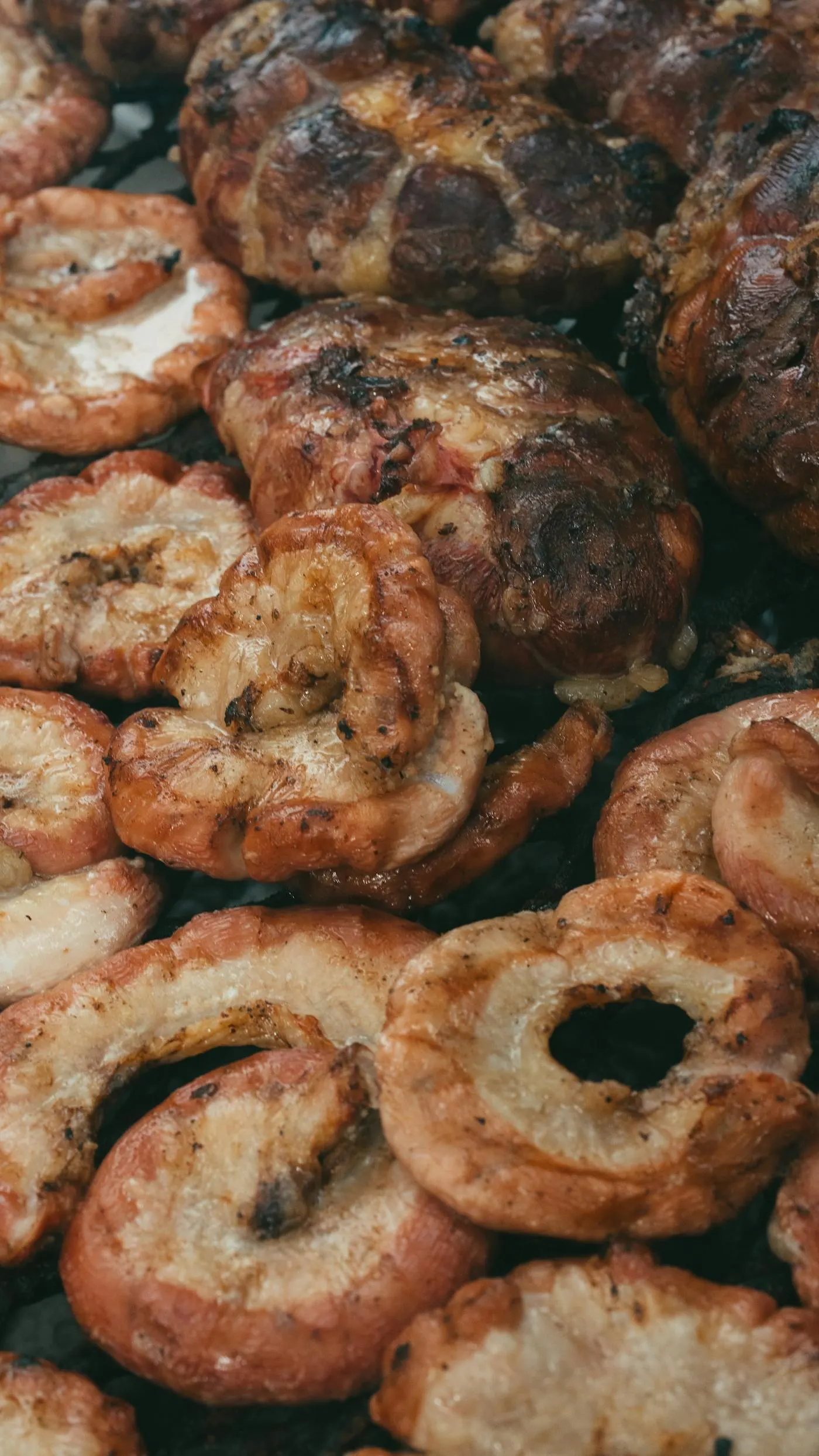Grilled meat assortment at an Argentine BBQ catering event